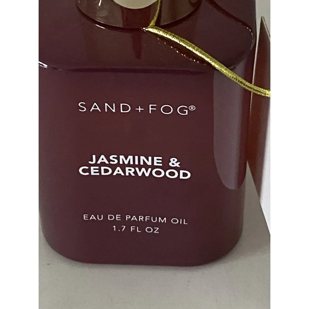 Sand + Fog Eau De Parfum Oil 1.7 fl oz‎ Jasmine Cedarwood Saffron Lemon Pine NEW